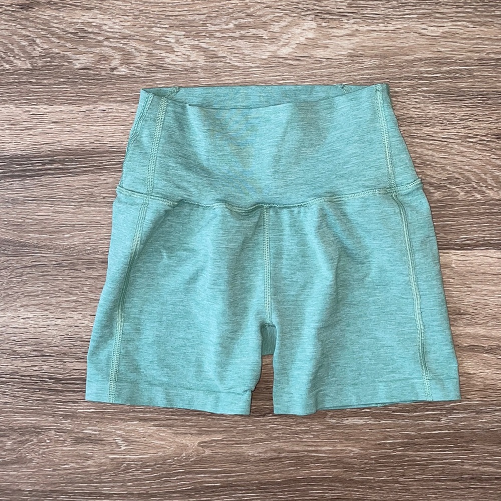 Alphalete revival green shorts